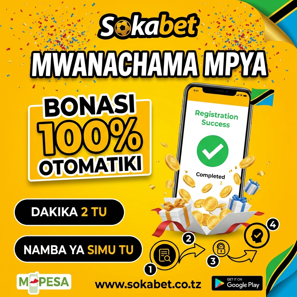 Sokabet New Account Registration Tanzania