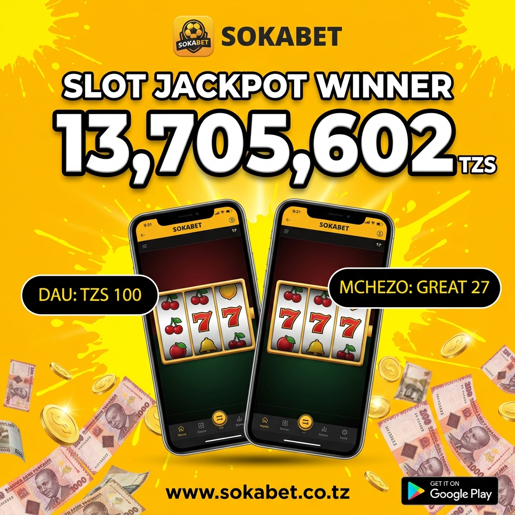 Sokabet Slots Jackpot Winner Tanzania